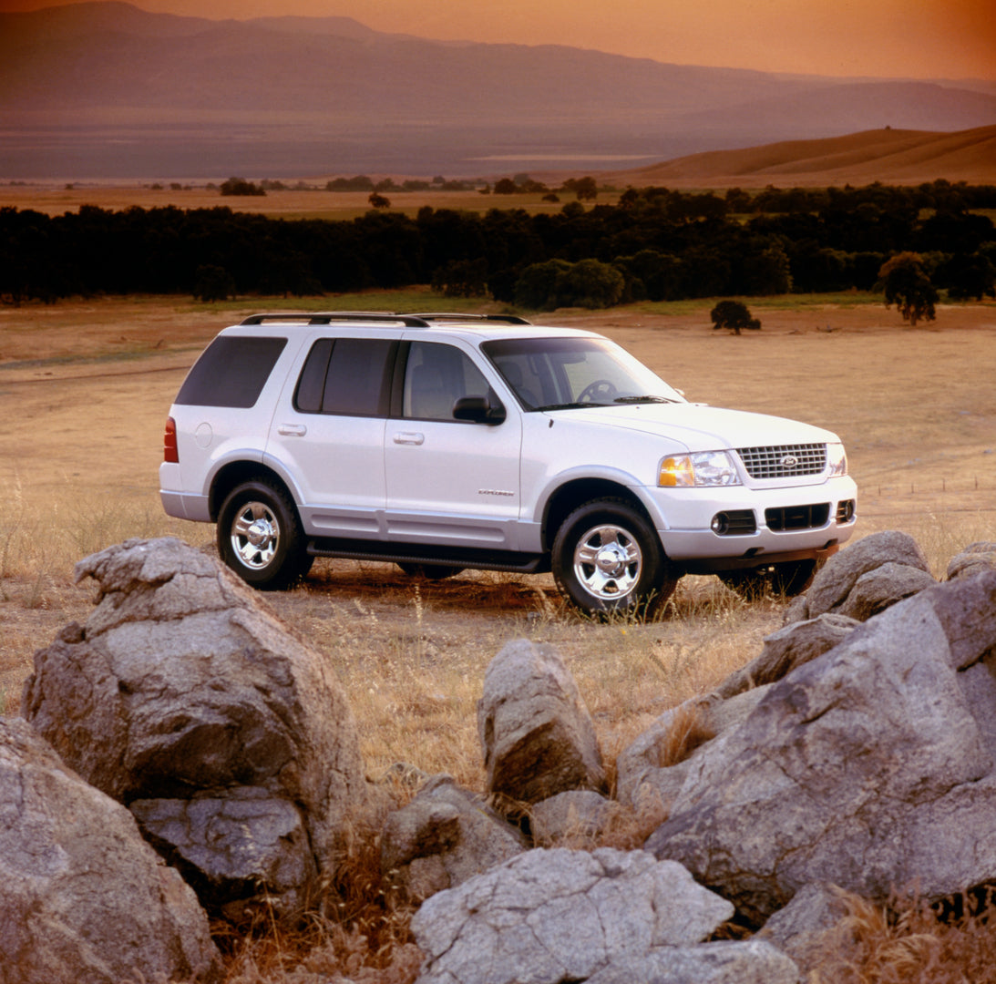 This archival image documents the 2002 Ford Explorer Limited and is preserved in the Ford Heritage Vault as part of Ford Motor Company's historic photographic archive. Free for personal, non-commercial use. Ford Heritage Vault reference AR-2008-8....