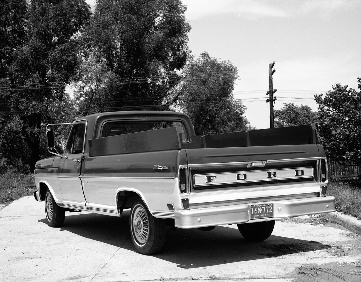 This archival image documents the 1966 Ford F-100 farm and ranch special and is preserved in the Ford Heritage Vault as part of Ford Motor Company's historic photographic archive. Free for personal, non-commercial use. Ford Heritage Vault referenc...