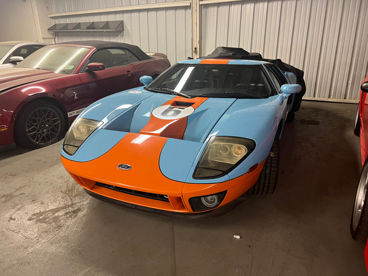 This archival image documents the 2006 Ford GT and is preserved in the Ford Heritage Vault as part of Ford Motor Company's historic photographic archive. Free for personal, non-commercial use. Ford Heritage Vault reference AR-2024-9.3.1.15.