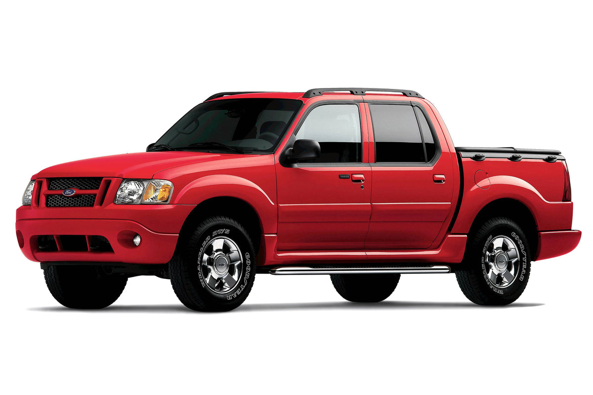 This archival image documents the 2005 Ford Explorer Sport Trac and is preserved in the Ford Heritage Vault as part of Ford Motor Company's historic photographic archive. Free for personal, non-commercial use. Ford Heritage Vault reference AR-2008...