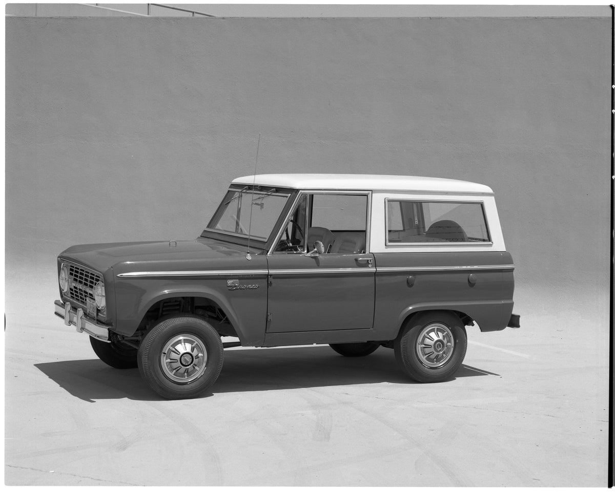 This archival image documents the 1967 Ford Bronco Wagon and is preserved in the Ford Heritage Vault as part of Ford Motor Company's historic photographic archive. Free for personal, non-commercial use. Ford Heritage Vault reference AR-2008-8.1.7....