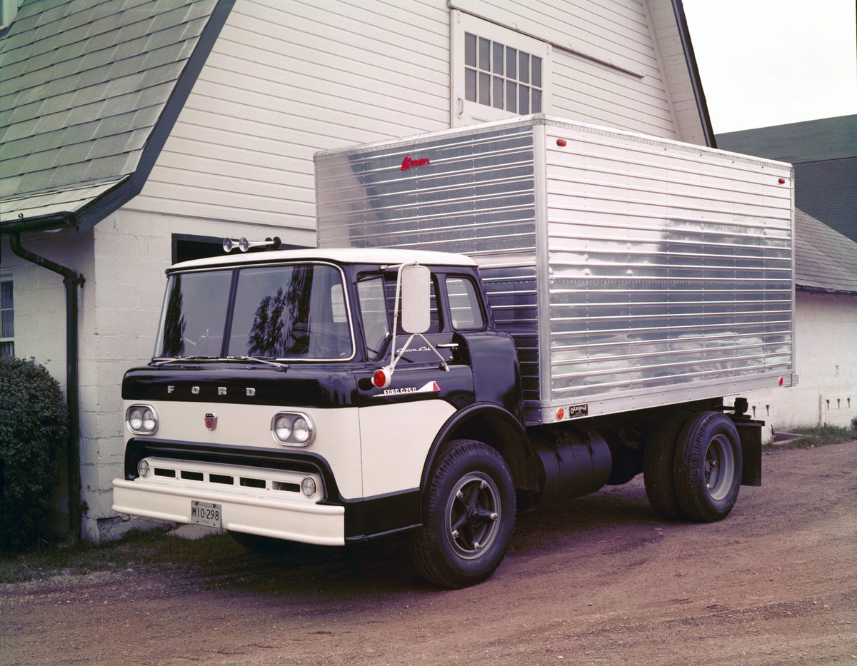 This archival image documents the 1959 Ford C750 Chassis Cab and is preserved in the Ford Heritage Vault as part of Ford Motor Company's historic photographic archive. Free for personal, non-commercial use. Ford Heritage Vault reference AR-2008-8....