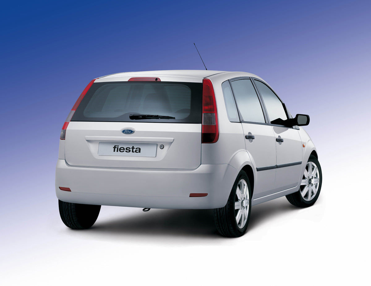 This archival image documents the 2002 Ford Fiesta Mark VI in studio and is preserved in the Ford Heritage Vault as part of Ford Motor Company's historic photographic archive. Free for personal, non-commercial use. Ford Heritage Vault reference AR...
