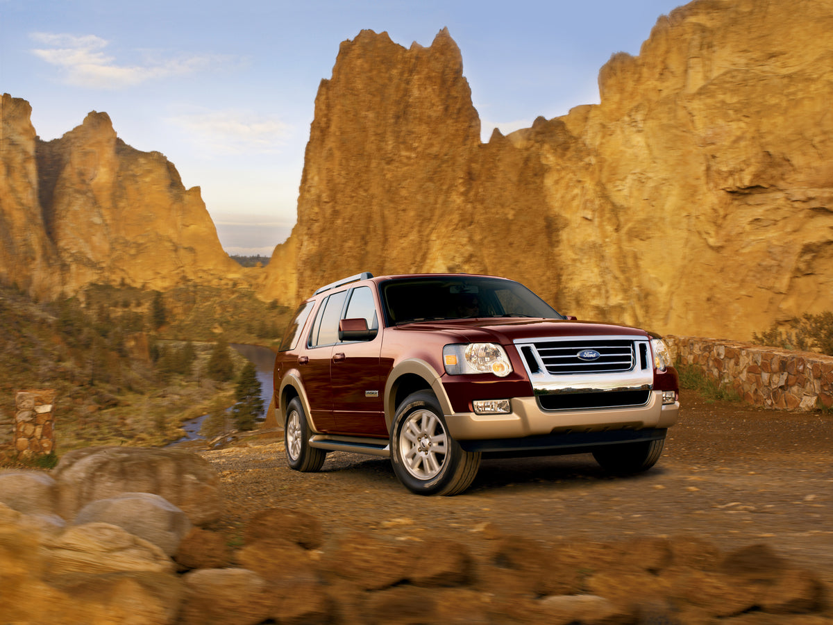 This archival image documents the 2006 Ford Explorer and is preserved in the Ford Heritage Vault as part of Ford Motor Company's historic photographic archive. Free for personal, non-commercial use. Ford Heritage Vault reference AR-2008-8.1.4.5979.