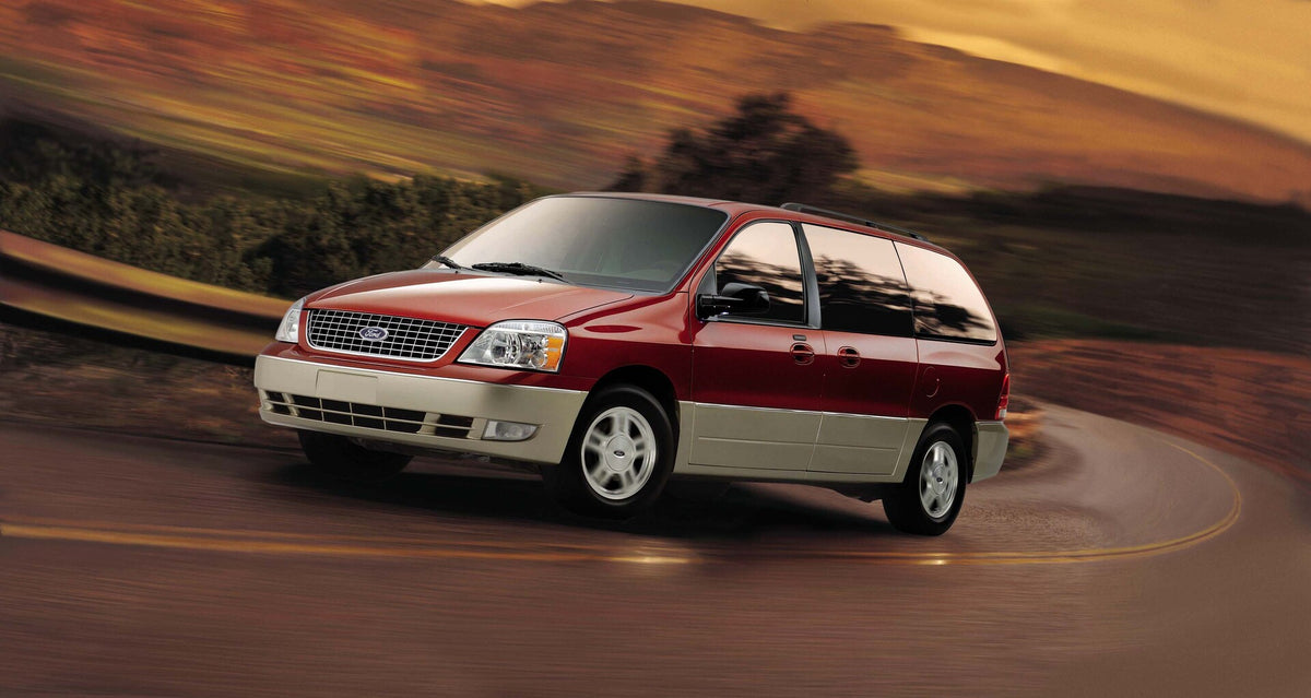 This archival image documents the 2004 Ford Freestar scenic and is preserved in the Ford Heritage Vault as part of Ford Motor Company's historic photographic archive. Free for personal, non-commercial use. Ford Heritage Vault reference AR-2008-8.1...