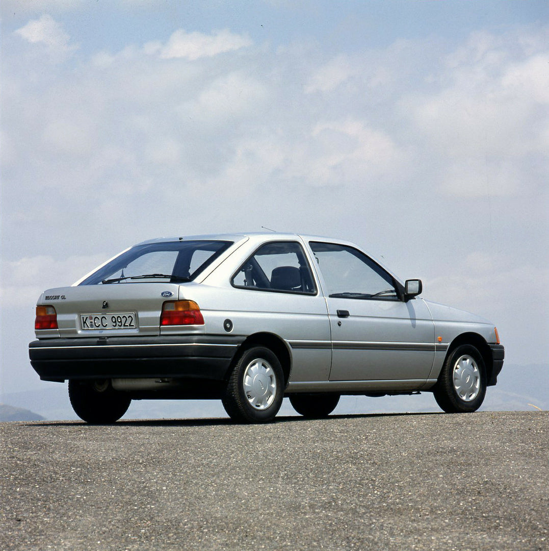 This archival image documents the 1990 Ford Escort CE-14 LHD on road in Spain and is preserved in the Ford Heritage Vault as part of Ford Motor Company's historic photographic archive. Free for personal, non-commercial use. Ford Heritage Vault ref...