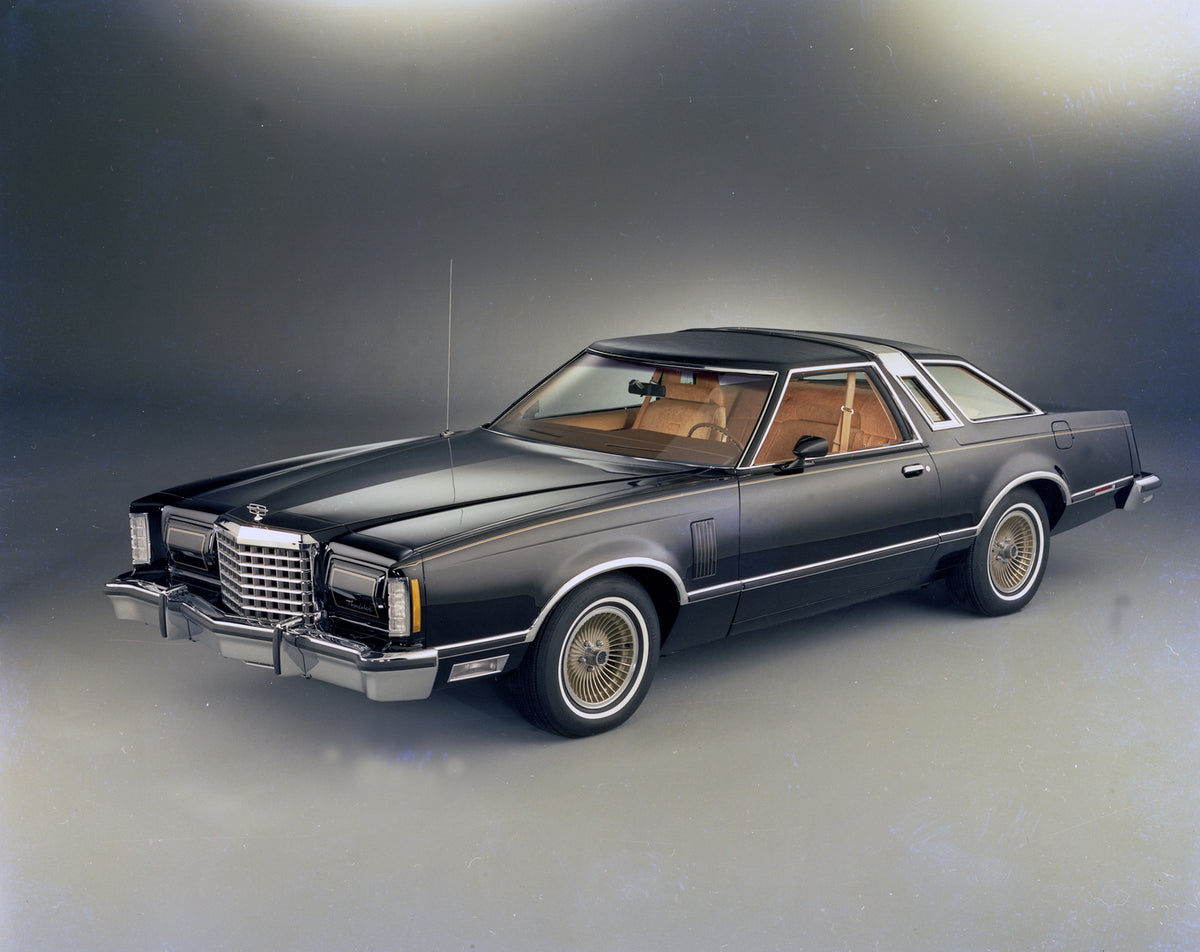 This archival image documents the 1977 Ford Thunderbird Town Landau two-door in studio and is preserved in the Ford Heritage Vault as part of Ford Motor Company's historic photographic archive. Free for personal, non-commercial use. Ford Heritage ...