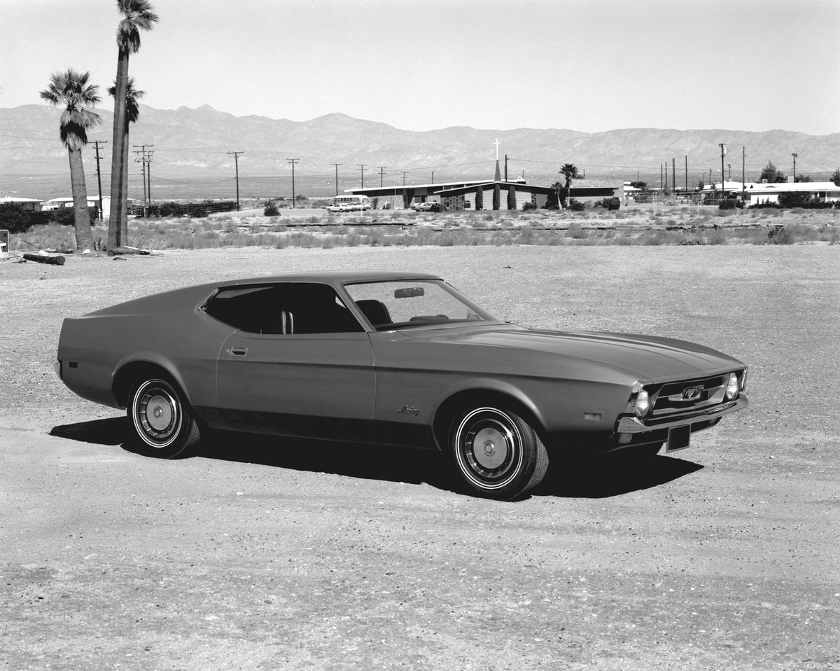 This archival image documents the 1971 Ford Mustang fastback and is preserved in the Ford Heritage Vault as part of Ford Motor Company's historic photographic archive. Free for personal, non-commercial use. Ford Heritage Vault reference AR-2008-8....