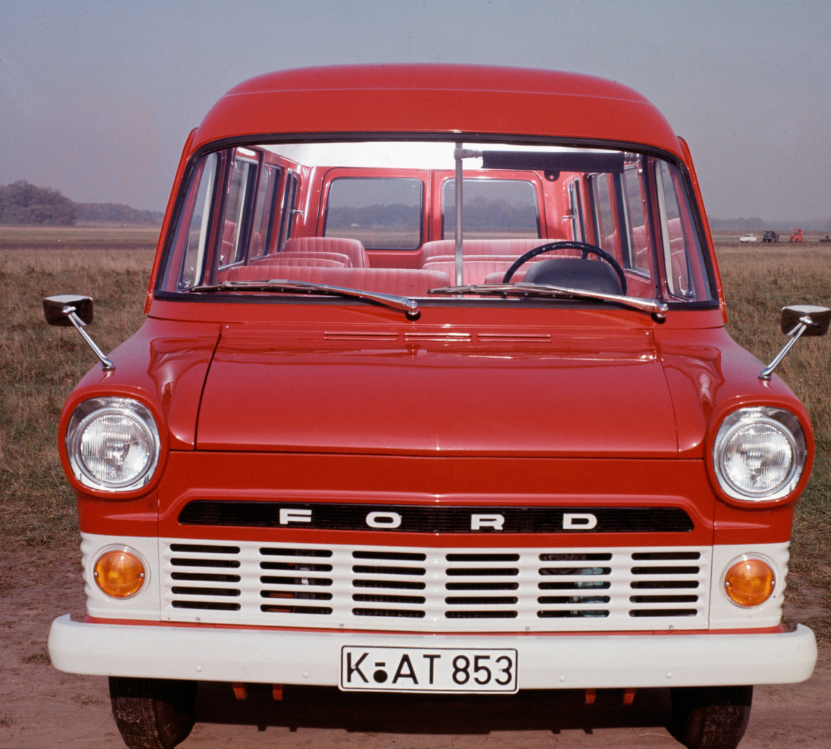 This archival image documents the 1969 Ford Transit Mark I closeup front view and is preserved in the Ford Heritage Vault as part of Ford Motor Company's historic photographic archive. Free for personal, non-commercial use. Ford Heritage Vault ref...
