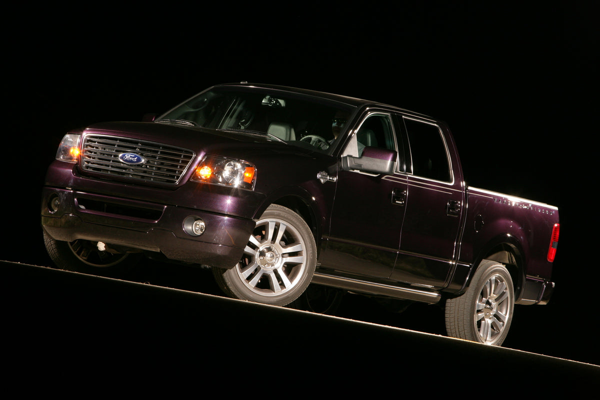 This archival image documents the 2007 Ford F-150 Harley Davidson and is preserved in the Ford Heritage Vault as part of Ford Motor Company's historic photographic archive. Free for personal, non-commercial use. Ford Heritage Vault reference AR-20...
