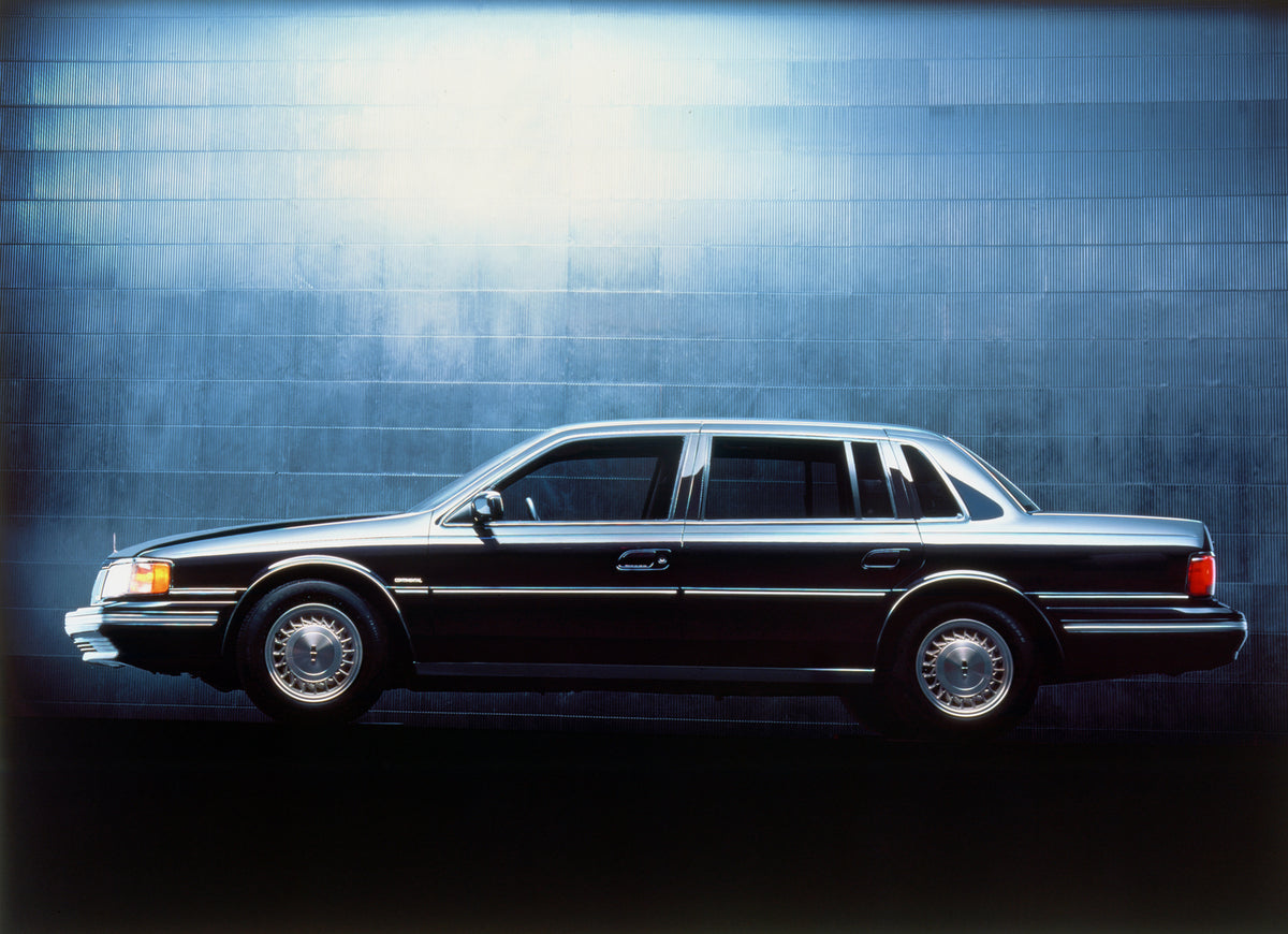 This archival image documents the 1988 Lincoln Continental Signature Series and is preserved in the Ford Heritage Vault as part of Ford Motor Company's historic photographic archive. Free for personal, non-commercial use. Ford Heritage Vault refer...