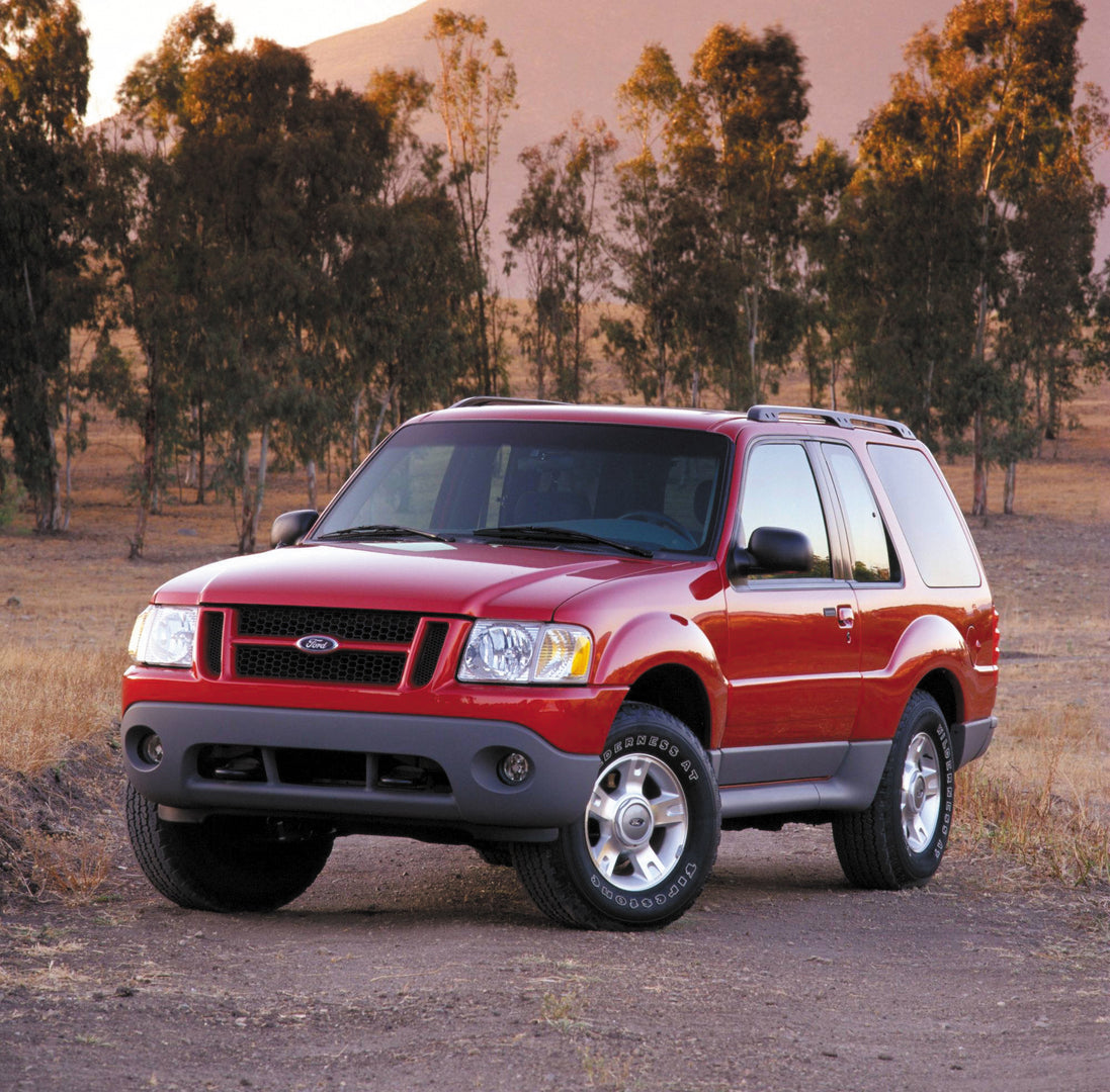 This archival image documents the 2001 Ford Explorer Sport Brochure and is preserved in the Ford Heritage Vault as part of Ford Motor Company's historic photographic archive. Free for personal, non-commercial use. Ford Heritage Vault reference AR-...