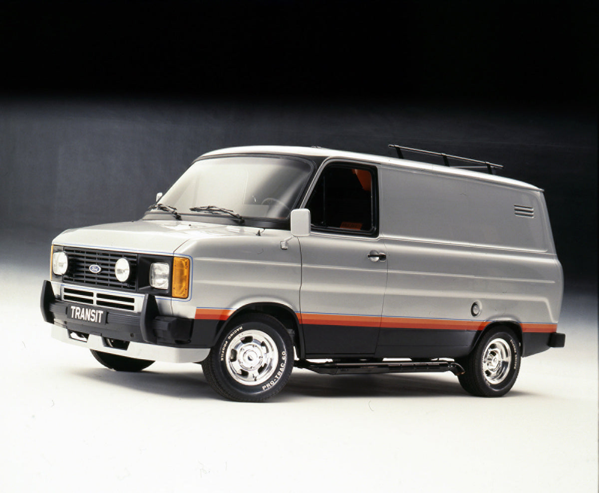 This archival image documents the 1978 1/2 Ford Transit Mark II Custom in studio and is preserved in the Ford Heritage Vault as part of Ford Motor Company's historic photographic archive. Free for personal, non-commercial use. Ford Heritage Vault ...