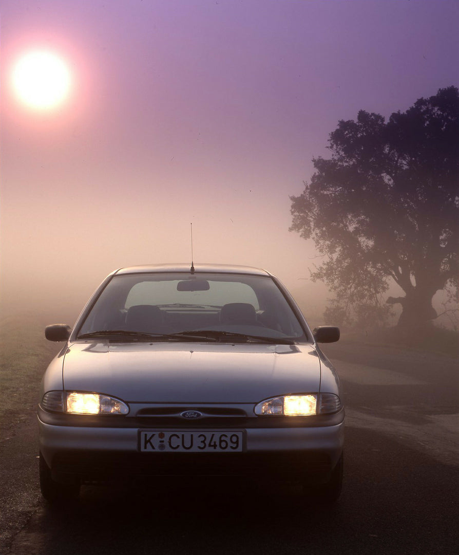 This archival image documents the 1993 Ford Mondeo Mark I front view with scenic tree in Nice and is preserved in the Ford Heritage Vault as part of Ford Motor Company's historic photographic archive. Free for personal, non-commercial use. Ford He...