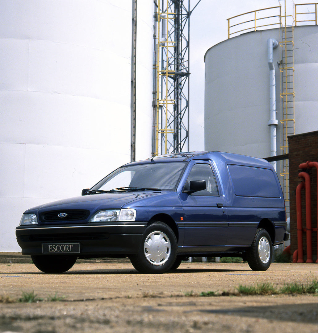 This archival image documents the 1992 Ford Escort Mark V CE14 LHD in industrial setting and is preserved in the Ford Heritage Vault as part of Ford Motor Company's historic photographic archive. Free for personal, non-commercial use. Ford Heritag...