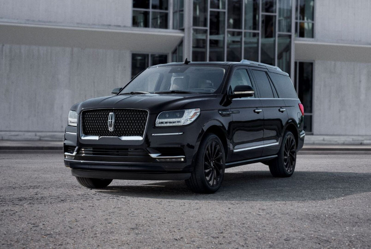 This archival image documents the 2020 Lincoln Navigator in front of building and is preserved in the Ford Heritage Vault as part of Ford Motor Company's historic photographic archive. Free for personal, non-commercial use. Ford Heritage Vault ref...