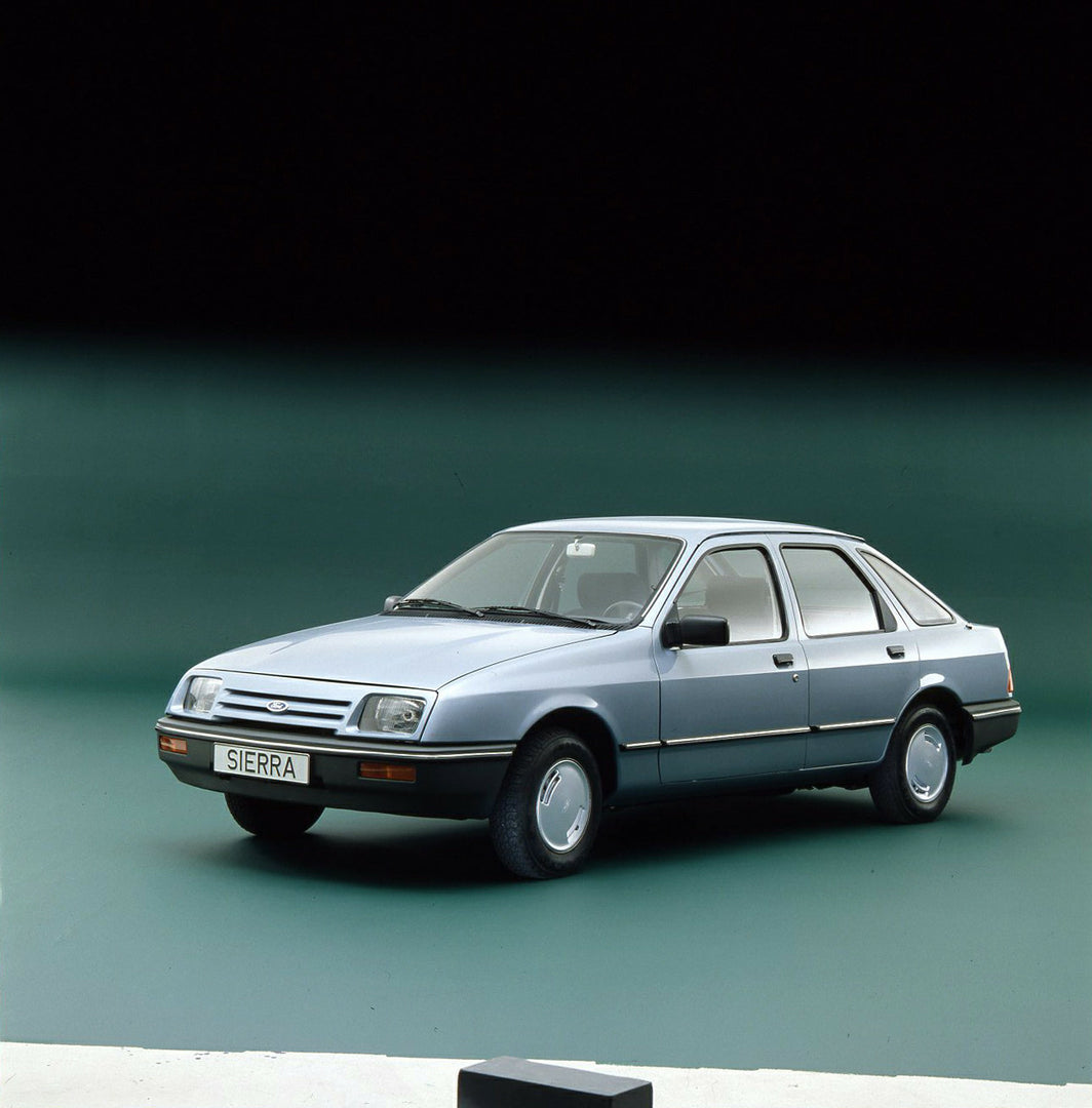 This archival image documents the 1982 Ford Sierra L Mark I LHD in studio and is preserved in the Ford Heritage Vault as part of Ford Motor Company's historic photographic archive. Free for personal, non-commercial use. Ford Heritage Vault referen...