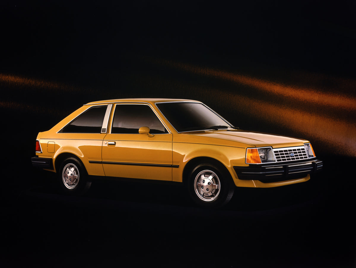 This archival image documents the 1982 Ford Escort GLX and is preserved in the Ford Heritage Vault as part of Ford Motor Company's historic photographic archive. Free for personal, non-commercial use. Ford Heritage Vault reference AR-2008-8.1.2.6729.