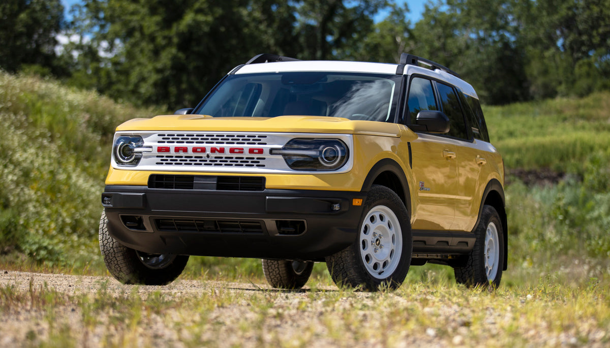 This archival image documents the 2023 Ford Bronco Sport Heritage Limited Edition on scenic road MS and is preserved in the Ford Heritage Vault as part of Ford Motor Company's historic photographic archive. Free for personal, non-commercial use. F...