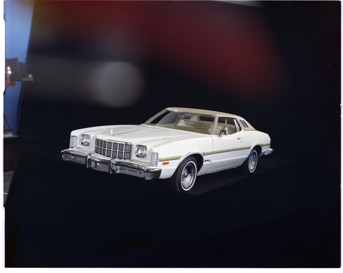 This archival image documents the 1974 Ford Gran Torino XL in studio and is preserved in the Ford Heritage Vault as part of Ford Motor Company's historic photographic archive. Free for personal, non-commercial use. Ford Heritage Vault reference AR...
