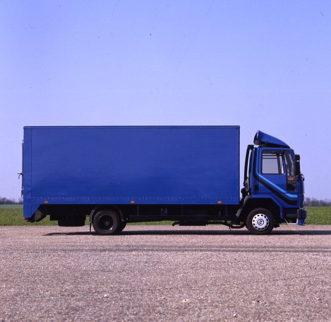 This archival image documents the 1990 Ford Cargo Truck side view at Boreham and is preserved in the Ford Heritage Vault as part of Ford Motor Company's historic photographic archive. Free for personal, non-commercial use. Ford Heritage Vault refe...