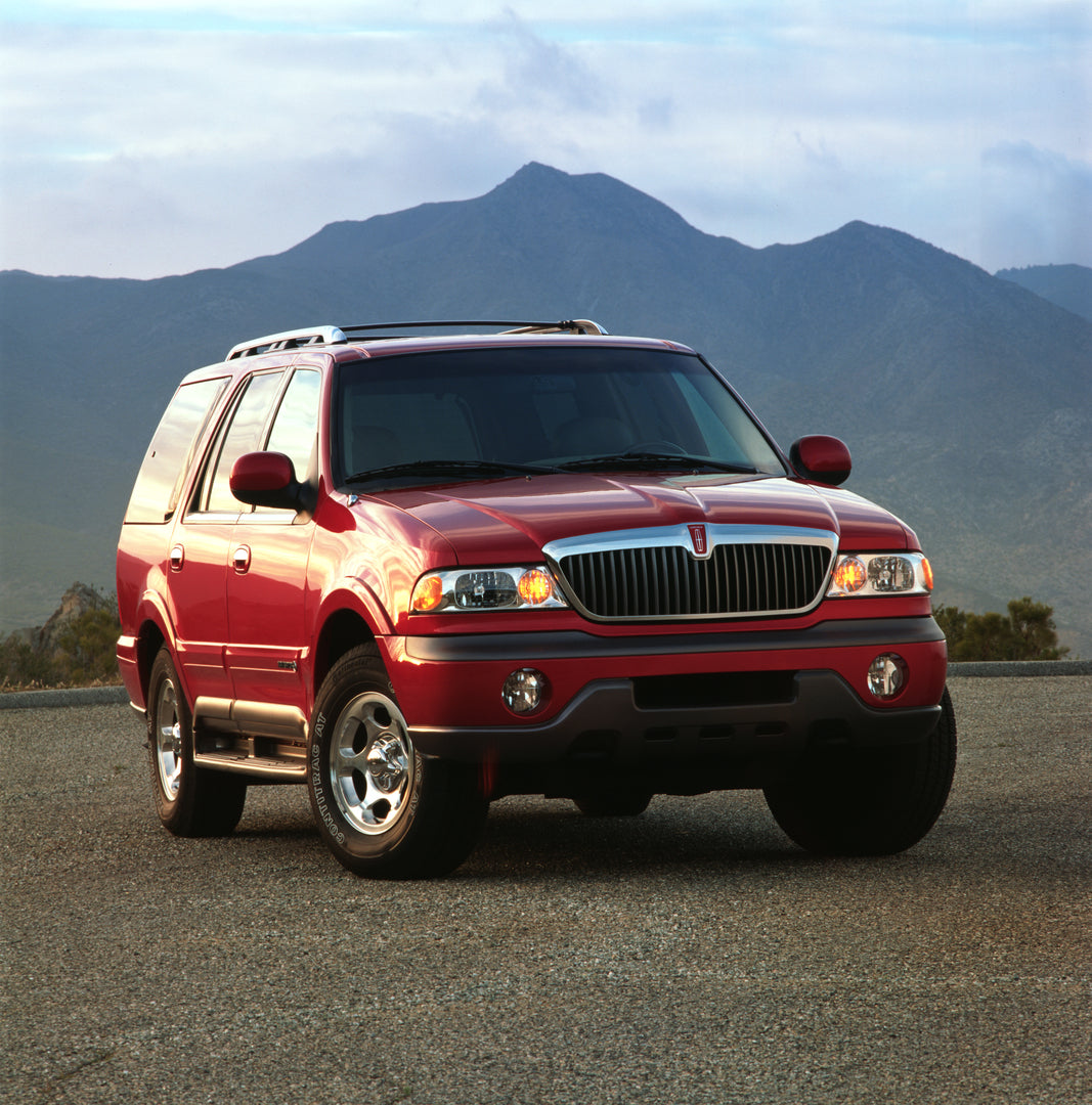 This archival image documents the 1998 Lincoln Navigator and is preserved in the Ford Heritage Vault as part of Ford Motor Company's historic photographic archive. Free for personal, non-commercial use. Ford Heritage Vault reference AR-2008-8.1.1....