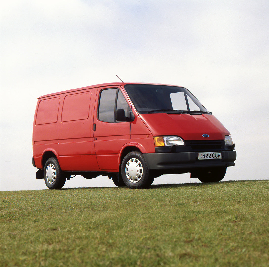This archival image documents the 1991 Ford Transit Mark III 150 Van RHD in scenic field and is preserved in the Ford Heritage Vault as part of Ford Motor Company's historic photographic archive. Free for personal, non-commercial use. Ford Heritag...