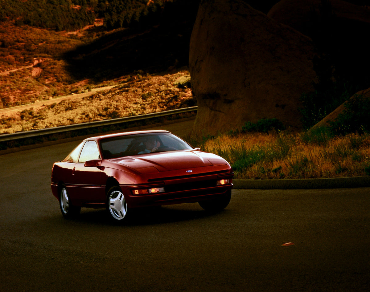 This archival image documents the 1991 Ford Probe two-door and is preserved in the Ford Heritage Vault as part of Ford Motor Company's historic photographic archive. Free for personal, non-commercial use. Ford Heritage Vault reference AR-2001-94-2...