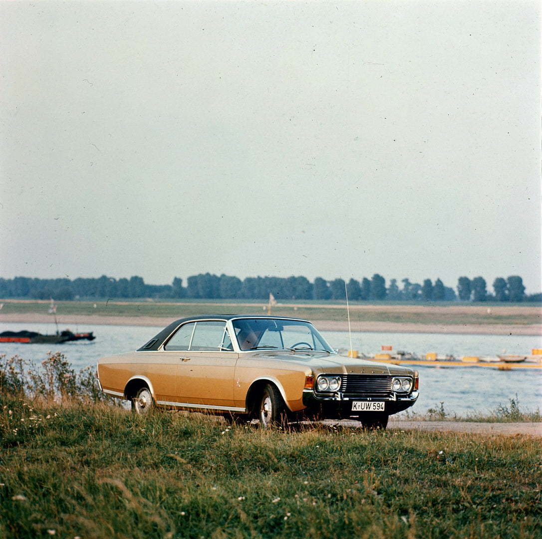 This archival image documents the 1969 Ford Taunus 26M on scenic beach and is preserved in the Ford Heritage Vault as part of Ford Motor Company's historic photographic archive. Free for personal, non-commercial use. Ford Heritage Vault reference ...