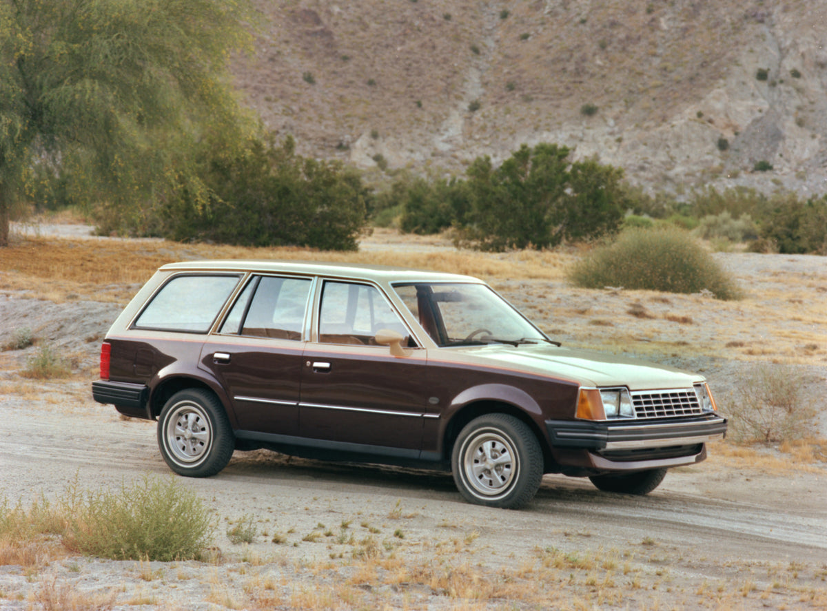 This archival image documents the 1981 Ford Escort station wagon and is preserved in the Ford Heritage Vault as part of Ford Motor Company's historic photographic archive. Free for personal, non-commercial use. Ford Heritage Vault reference AR-200...