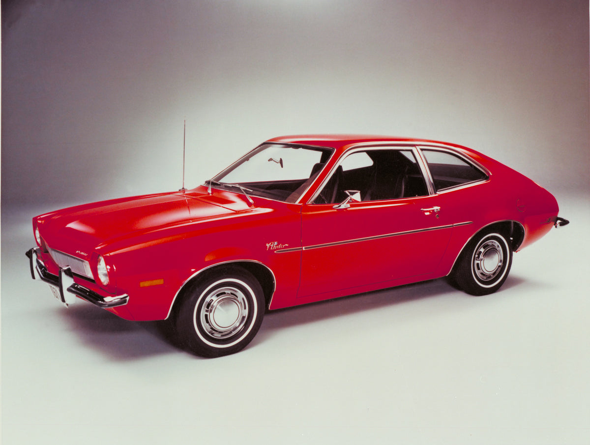 This archival image documents the 1971 Ford Pinto sedan and is preserved in the Ford Heritage Vault as part of Ford Motor Company's historic photographic archive. Free for personal, non-commercial use. Ford Heritage Vault reference AR-2008-8.1.2.6...