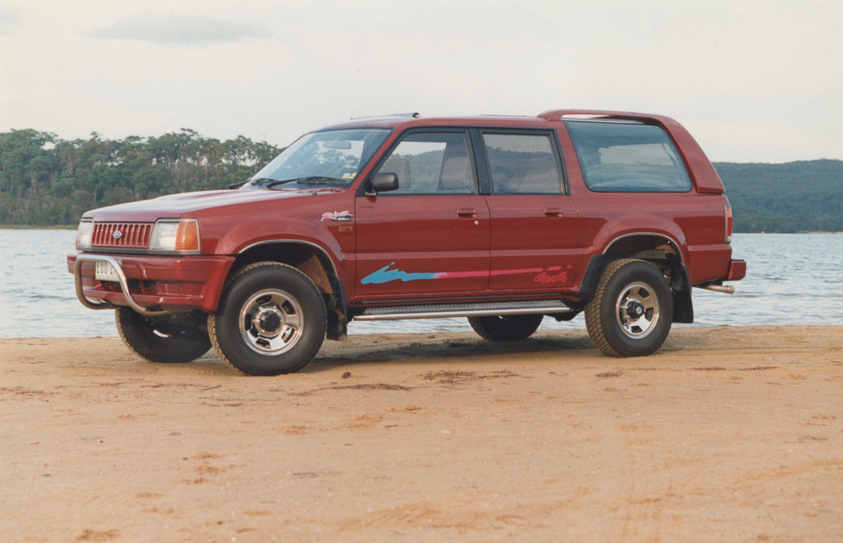 This archival image documents the 1992 Ford Raider Passenger Side Front End View on the Beach FAP-2011-3 and is preserved in the Ford Heritage Vault as part of Ford Motor Company's historic photographic archive. Free for personal, non-commercial u...