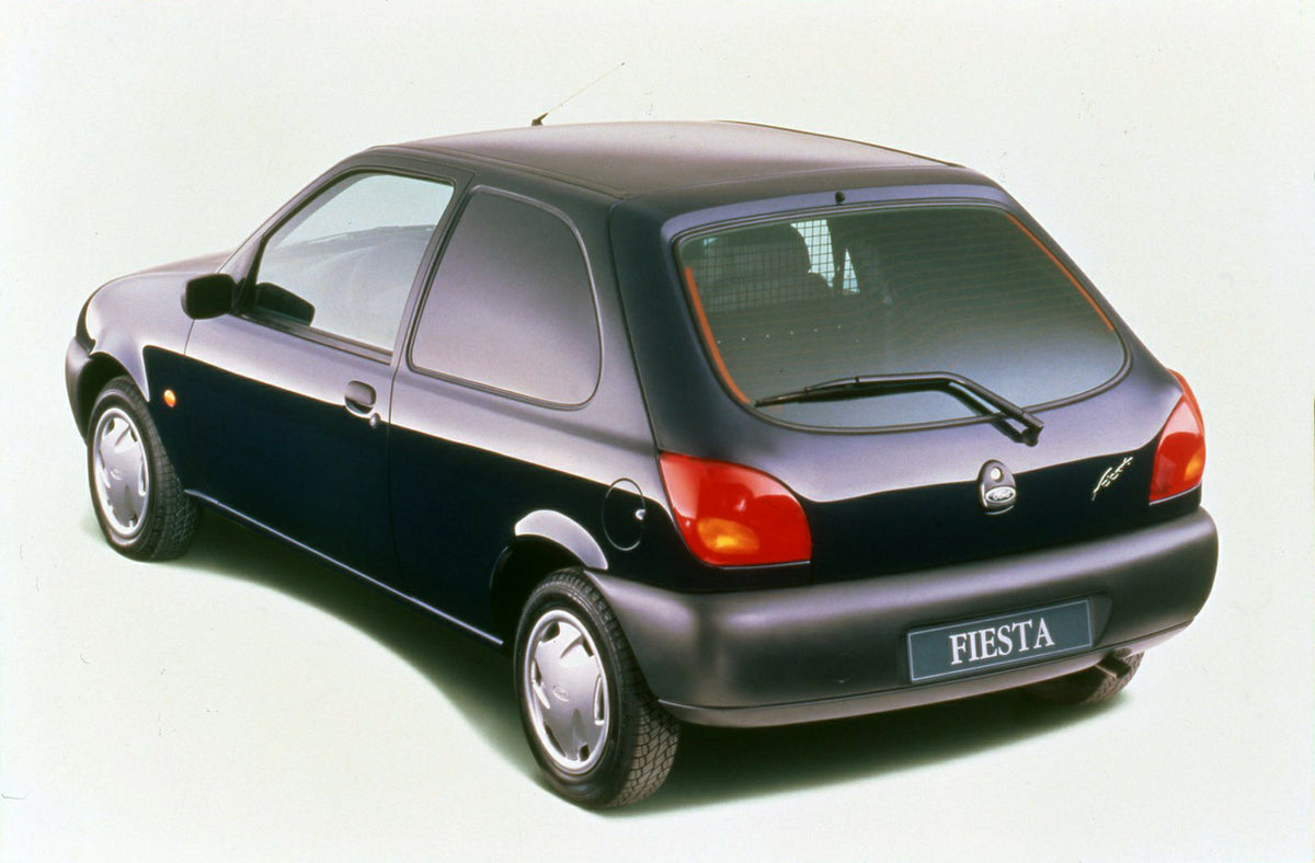 This archival image documents the 1996 Ford Fiesta Mark IV van in studio and is preserved in the Ford Heritage Vault as part of Ford Motor Company's historic photographic archive. Free for personal, non-commercial use. Ford Heritage Vault referenc...