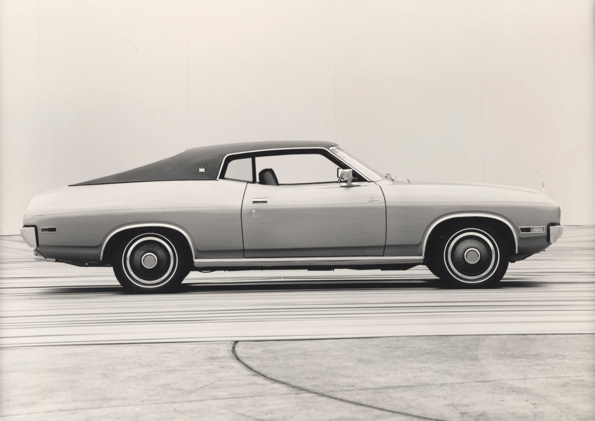 This archival image documents the 1973 Ford Landau Coupe Side View FAP-2011-3 and is preserved in the Ford Heritage Vault as part of Ford Motor Company's historic photographic archive. Free for personal, non-commercial use. Ford Heritage Vault ref...
