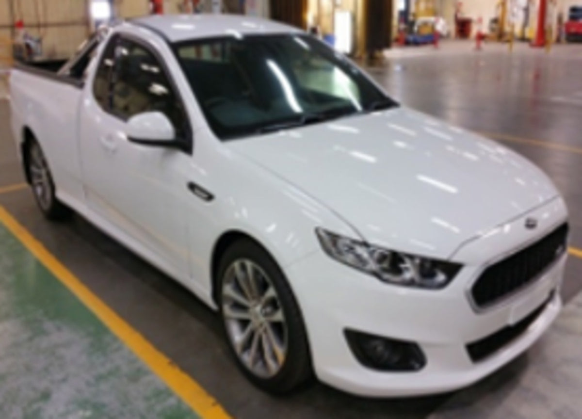 This archival image documents the 2016 Ford FG X Falcon XR6 Utility and is preserved in the Ford Heritage Vault as part of Ford Motor Company's historic photographic archive. Free for personal, non-commercial use. Ford Heritage Vault reference AR-...