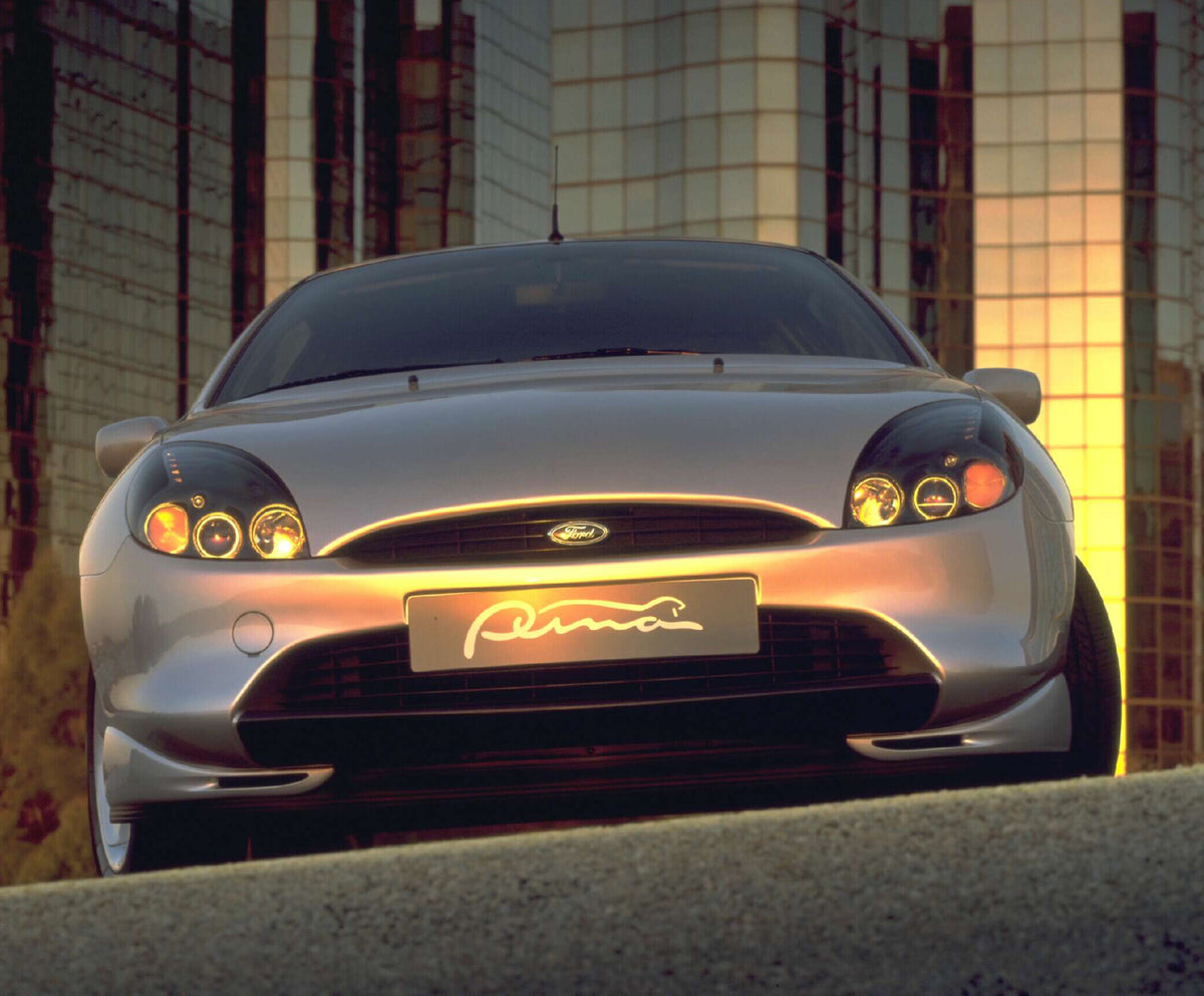 This archival image documents the 1997 Ford Puma low front view in city AR-2002-213709 and is preserved in the Ford Heritage Vault as part of Ford Motor Company's historic photographic archive. Free for personal, non-commercial use. Ford Heritage ...