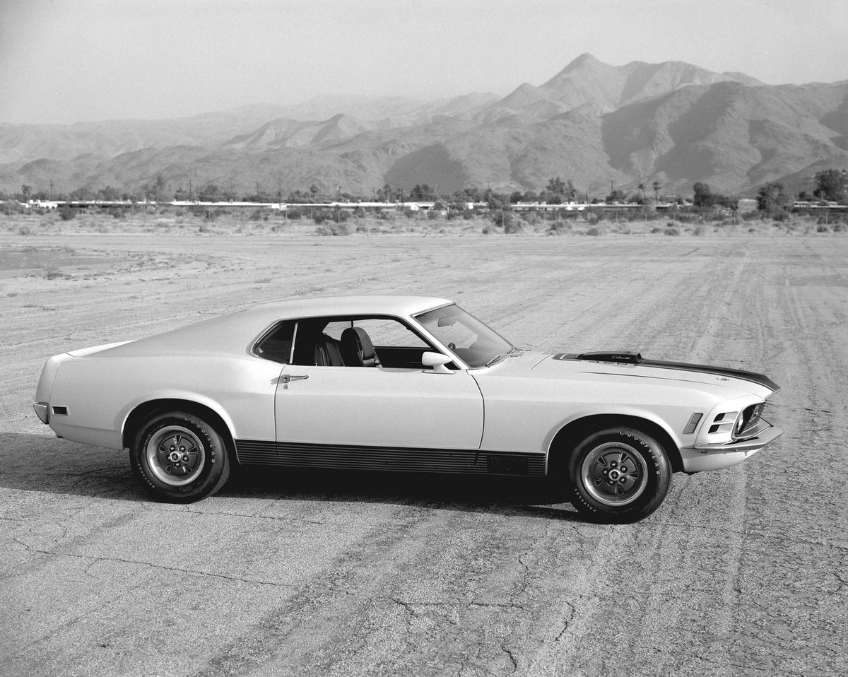 This archival image documents the 1970 Ford Mustang Mach 1 fastback and is preserved in the Ford Heritage Vault as part of Ford Motor Company's historic photographic archive. Free for personal, non-commercial use. Ford Heritage Vault reference AR-...