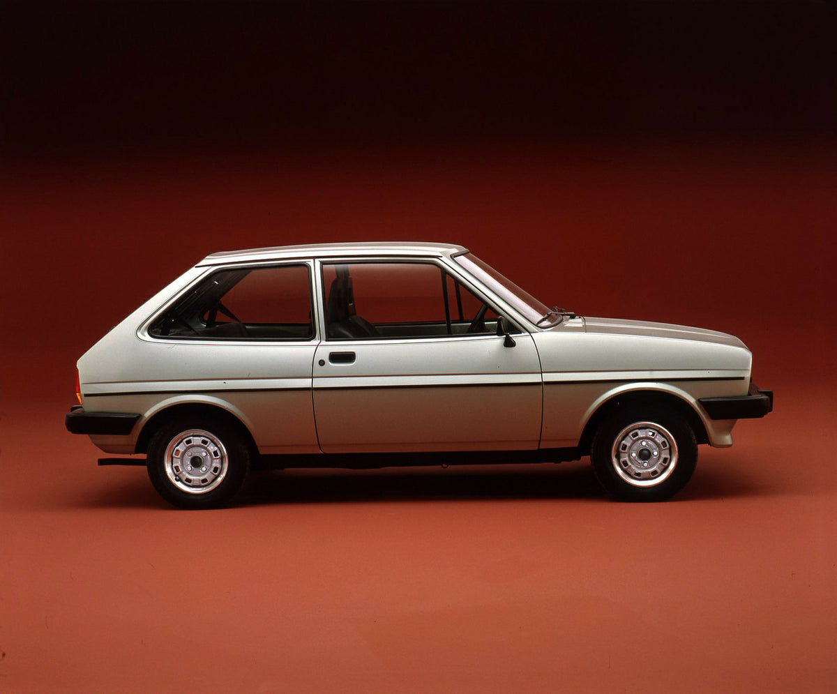 This archival image documents the 1981 Ford Fiesta 1.1 GL Mark I in studio and is preserved in the Ford Heritage Vault as part of Ford Motor Company's historic photographic archive. Free for personal, non-commercial use. Ford Heritage Vault refere...