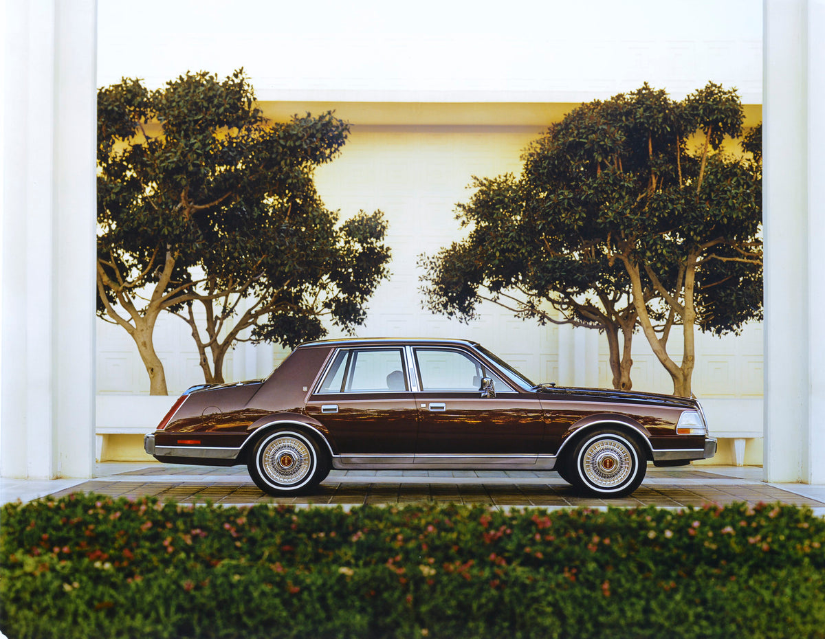 This archival image documents the 1985 Lincoln Continental four-door and is preserved in the Ford Heritage Vault as part of Ford Motor Company's historic photographic archive. Free for personal, non-commercial use. Ford Heritage Vault reference AR...