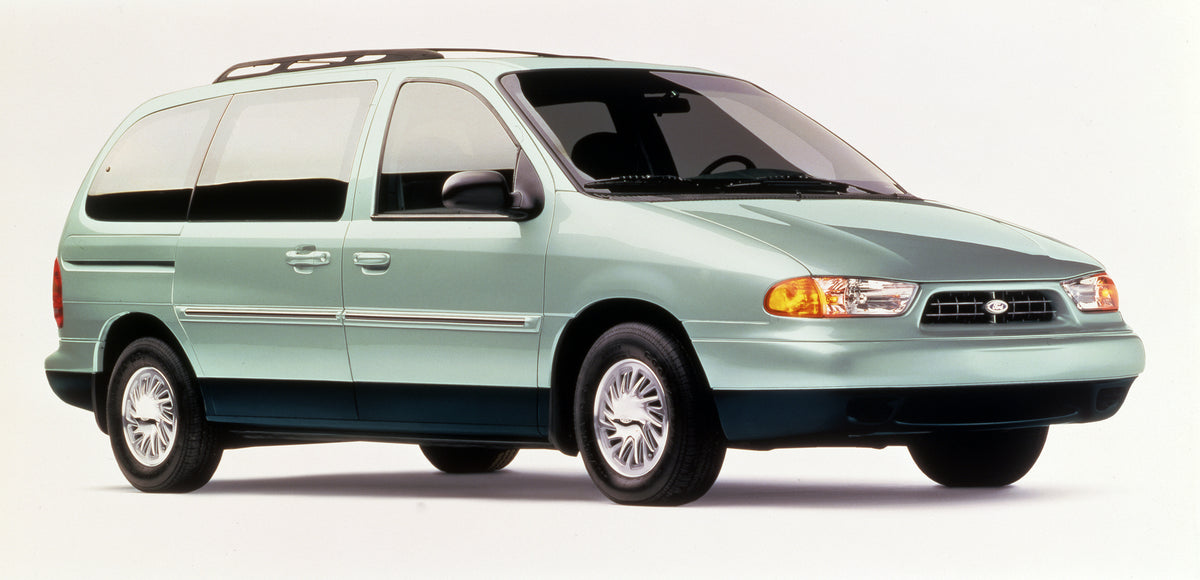 This archival image documents the 1998 Ford Windstar in Caribbean Green and is preserved in the Ford Heritage Vault as part of Ford Motor Company's historic photographic archive. Free for personal, non-commercial use. Ford Heritage Vault reference...