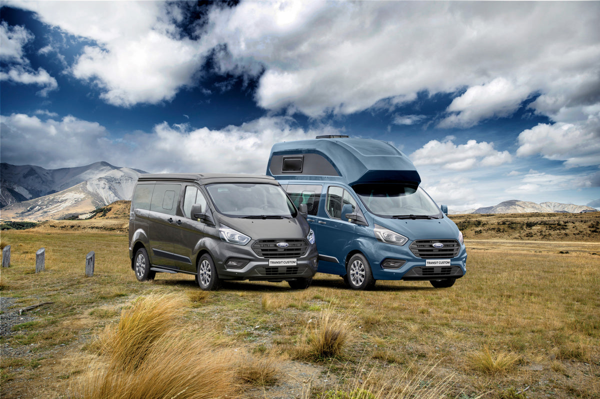 This archival image documents the 2019 Ford Transit Custom and Ford Transit Custom Nugget MS and is preserved in the Ford Heritage Vault as part of Ford Motor Company's historic photographic archive. Free for personal, non-commercial use. Ford Her...