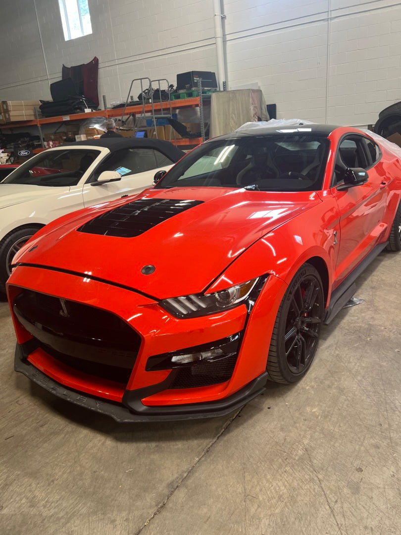 This archival image documents the 2022 Ford Mustang Shelby GT500 and is preserved in the Ford Heritage Vault as part of Ford Motor Company's historic photographic archive. Free for personal, non-commercial use. Ford Heritage Vault reference AR-202...