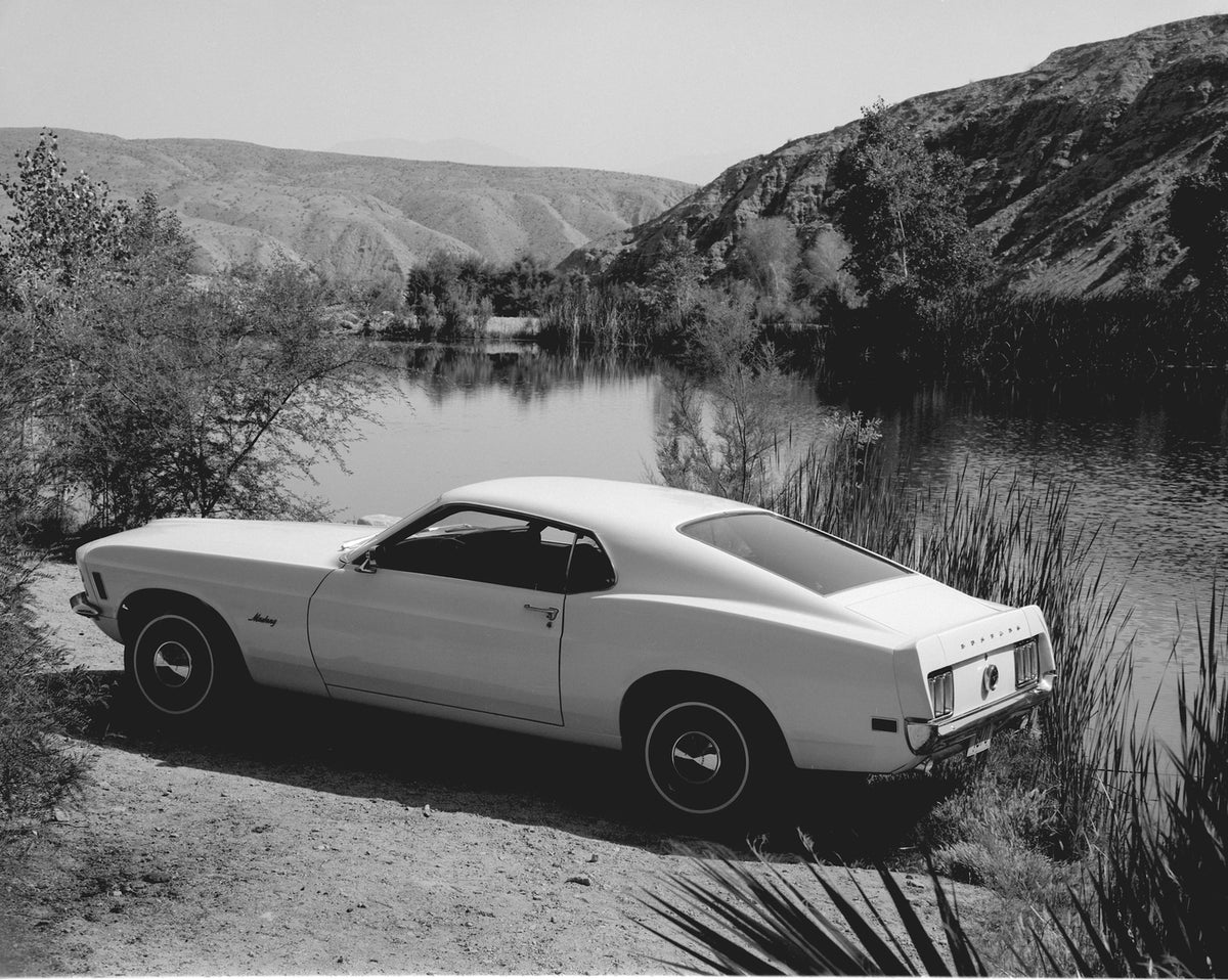 This archival image documents the 1970 Ford Mustang fastback and is preserved in the Ford Heritage Vault as part of Ford Motor Company's historic photographic archive. Free for personal, non-commercial use. Ford Heritage Vault reference AR-2008-8....