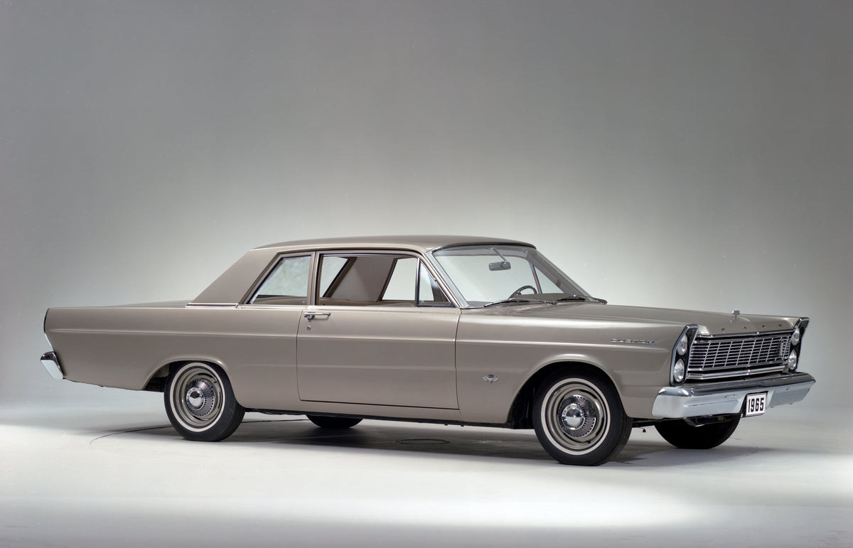 This archival image documents the 1965 Ford Custom and is preserved in the Ford Heritage Vault as part of Ford Motor Company's historic photographic archive. Free for personal, non-commercial use. Ford Heritage Vault reference AR-2008-8.1.2.6299.