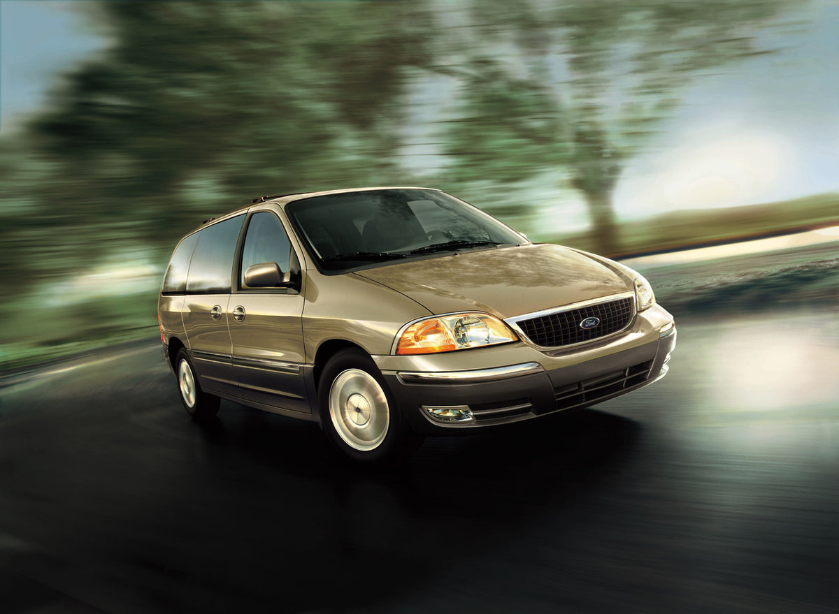 This archival image documents the 2003 Ford Windstar and is preserved in the Ford Heritage Vault as part of Ford Motor Company's historic photographic archive. Free for personal, non-commercial use. Ford Heritage Vault reference AR-2008-8.1.2.7534.