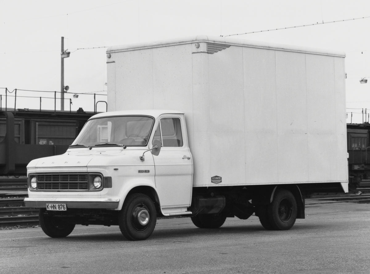 This archival image documents the 1970 Ford A-Series Truck on road and is preserved in the Ford Heritage Vault as part of Ford Motor Company's historic photographic archive. Free for personal, non-commercial use. Ford Heritage Vault reference AR-2...