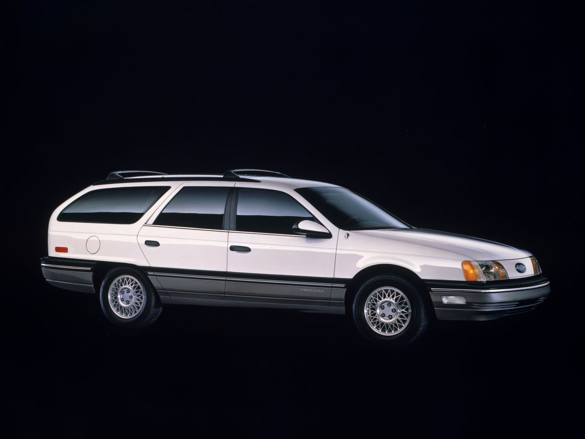This archival image documents the 1986 Ford Taurus LX Wagon and is preserved in the Ford Heritage Vault as part of Ford Motor Company's historic photographic archive. Free for personal, non-commercial use. Ford Heritage Vault reference AR-2008-8.1...