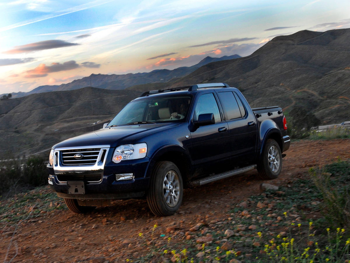 This archival image documents the 2006 Ford Explorer Sport Trac and is preserved in the Ford Heritage Vault as part of Ford Motor Company's historic photographic archive. Free for personal, non-commercial use. Ford Heritage Vault reference AR-2008...