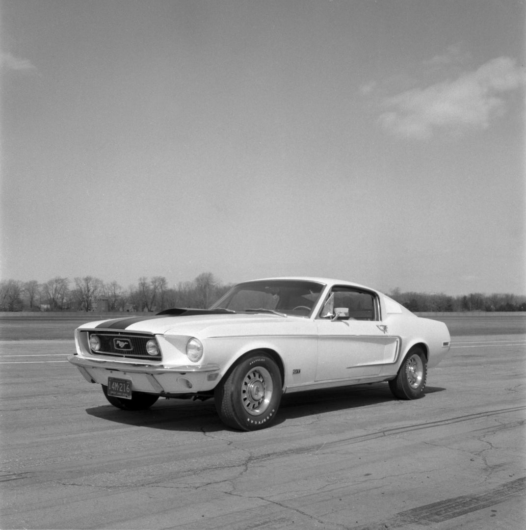 This archival image documents the 1968 Ford Mustang GT fastback and is preserved in the Ford Heritage Vault as part of Ford Motor Company's historic photographic archive. Free for personal, non-commercial use. Ford Heritage Vault reference AR-2008...