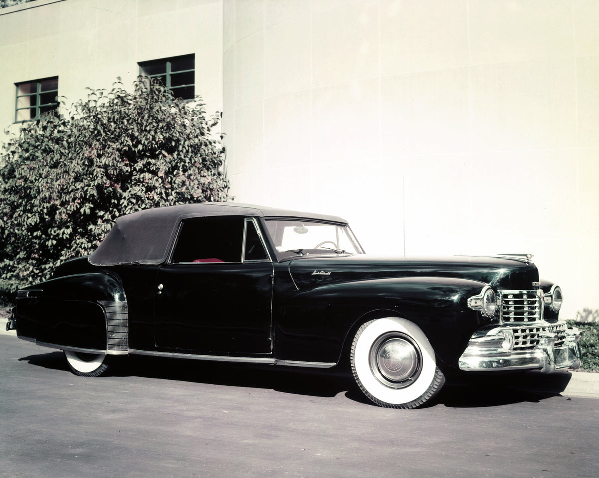 This archival image documents the 1942 Lincoln Continental convertible and is preserved in the Ford Heritage Vault as part of Ford Motor Company's historic photographic archive. Free for personal, non-commercial use. Ford Heritage Vault reference ...